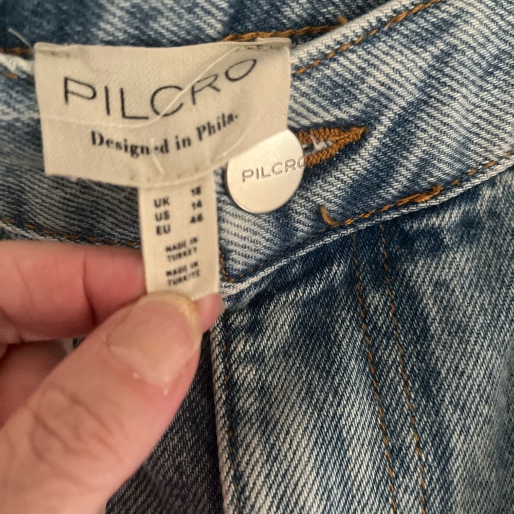 Anthropologie Pilcro Denim Maxi Skirt size 16 - Picture 7 of 9